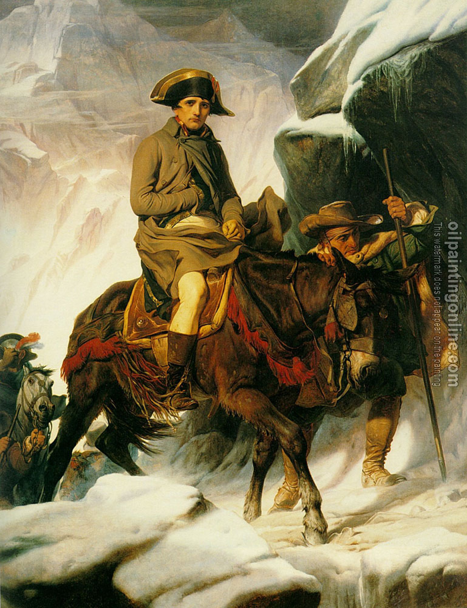Paul Delaroche - napolean crossing the alps